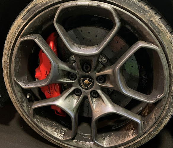 Wheel before detailing