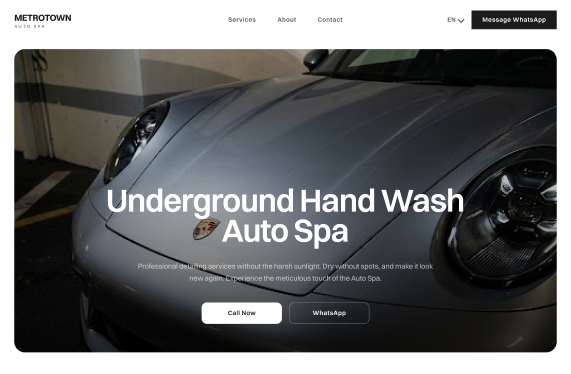 Redesigned homepage hero