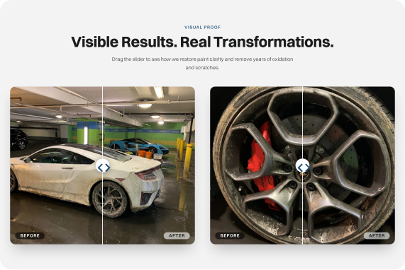 Visual proof comparison section